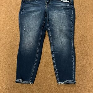 KanCan Dark Blue Distressed Skinny Jeans